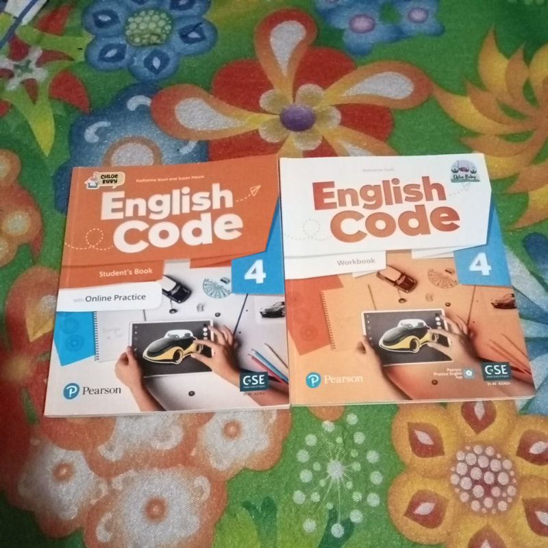 Jual 2 BUKU ORI BUKU ENGLISH CODE STUDENT'S BOOK DAN WORK BOOK 4 ...