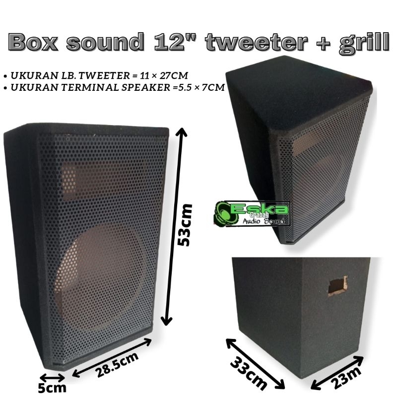 Jual Box sound 12 inch tweeter + grill | Shopee Indonesia