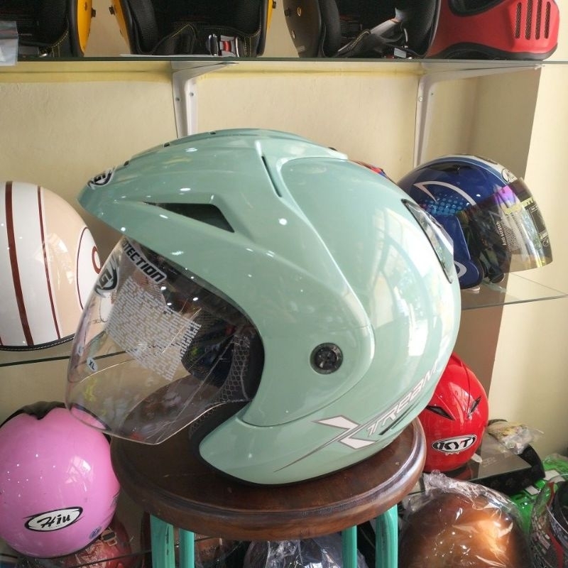Jual HELM VOG EXTREAM S GREEN ORIGINAL PRODUK | Shopee Indonesia