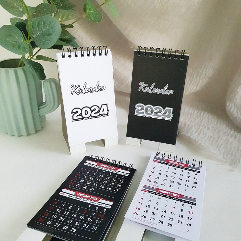 Jual Kalender Meja / Kalender Duduk Bulanan Tahun 2024 Harga Grosir ...