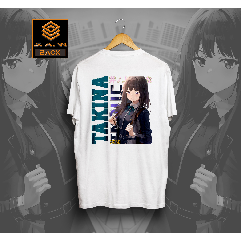 Takina Raw Hem Loose Shirt