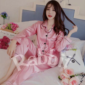 Piyama Satin Lengan L Panjang Celana Panjang Bajutidur ML Xl Xxl Xxxl Xxxxl