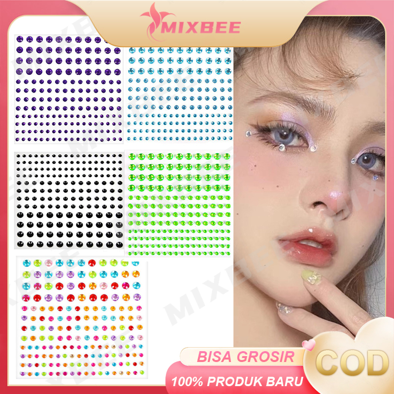 Jual Manik Mutiara Pearl /Manik Kristal Warna Warni Hiasan Make Up ...