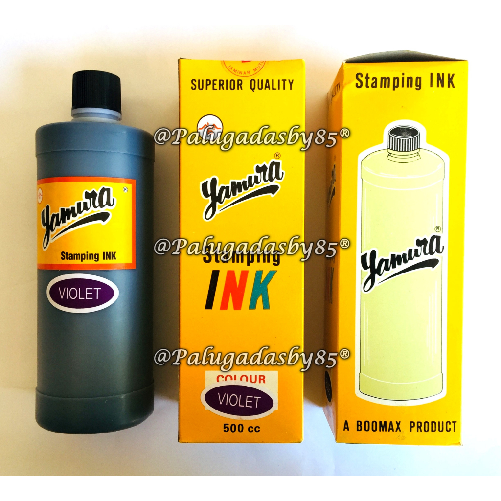 Jual (1 Botol) YAMURA Stamp Pad Ink 500 ml / Stamp Pad Ink Yamura 500