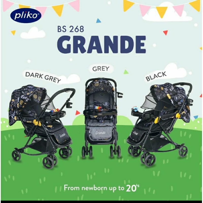 Jual Stroller pliko grande 268 bisa lipat dan rebah Shopee Indonesia