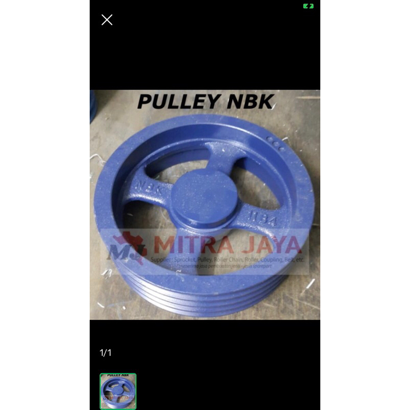 Jual PULI BESI B3 x 14 JARI NBK PULLY PULLEY BESI | Shopee Indonesia