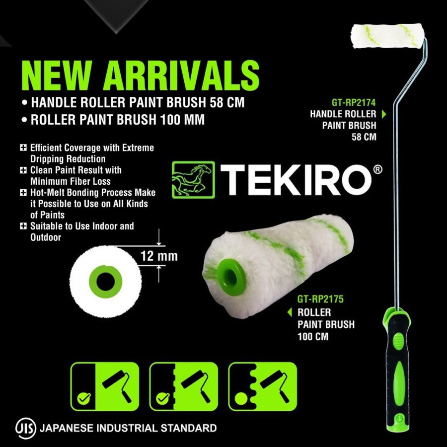 Jual TEKIRO kuas Roll Kapal 4 inch Kuas rol Gagang Panjang | Shopee ...