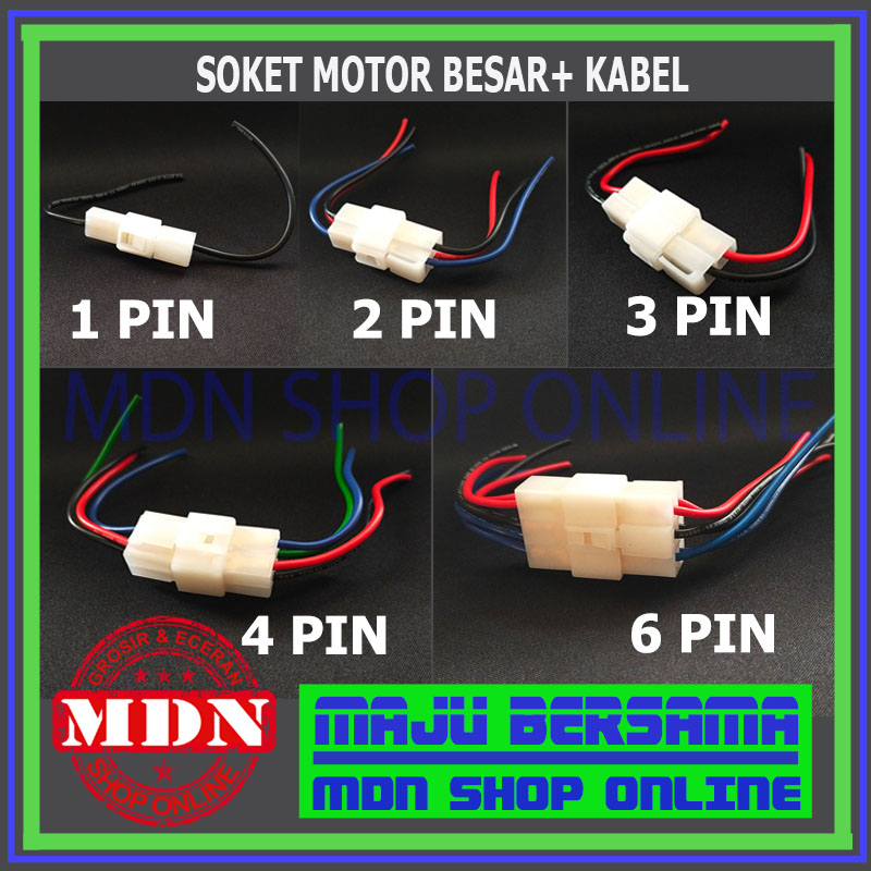 Jual Soket Motor Besar Konektor Kabel Pin Motor Mobil Shopee Indonesia