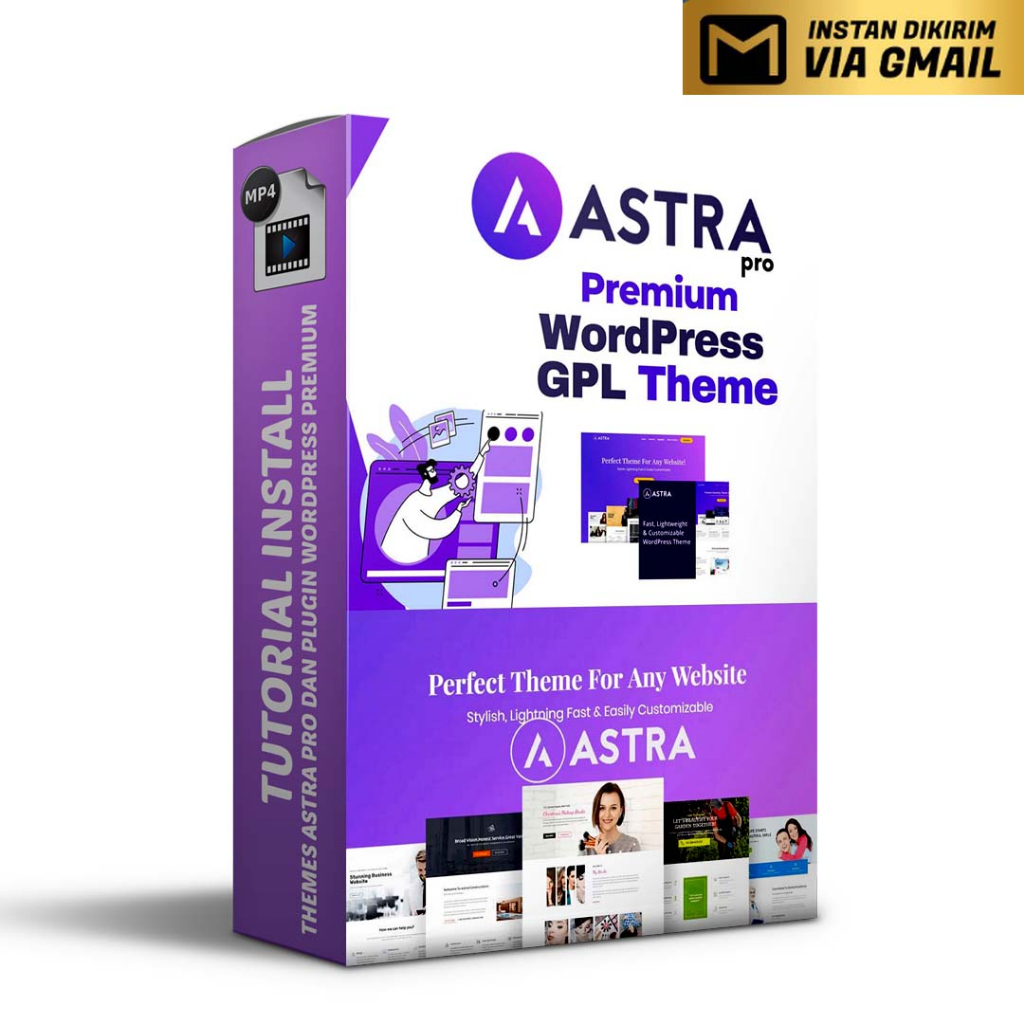 Jual Cara Mudah Bikin Website Tema Wordpress ASTRA PRO + ADDOns ...