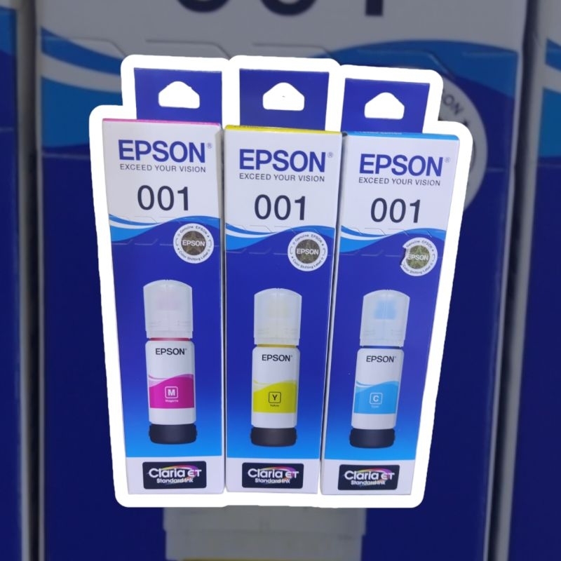 Jual tinta epson 001 ori 70 ml warna | Shopee Indonesia