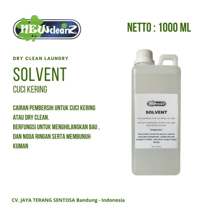 Jual SOLVENT PCE dry clean laundry cuci kering newcleanz homeklin