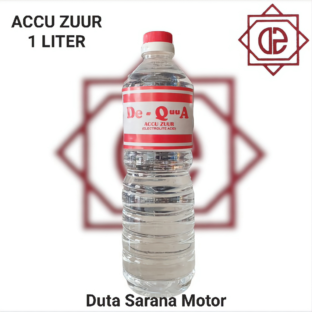 Jual Accu Zuur Electrolite Acid Air Aki Pengisian Baru 1 Liter Dequua