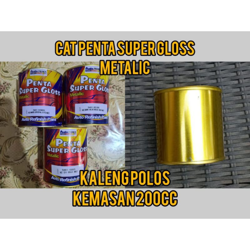 Jual Cat Penta Super Gloss 09907 Black Mica X12 200cc Shopee Indonesia 0618