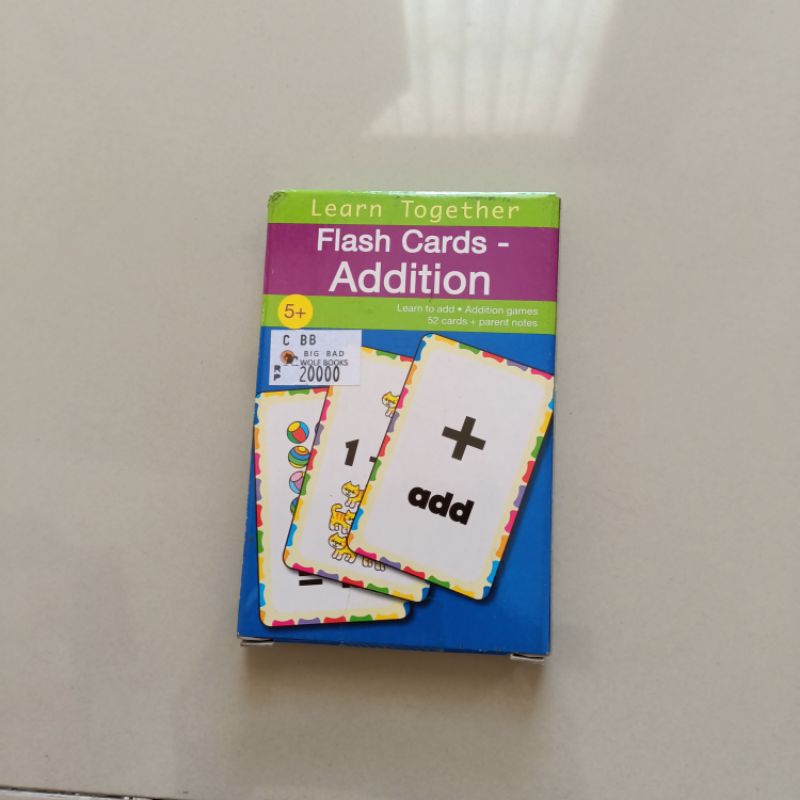 Jual Learn together flash card Addition Kartu belajar penjumlahan ...
