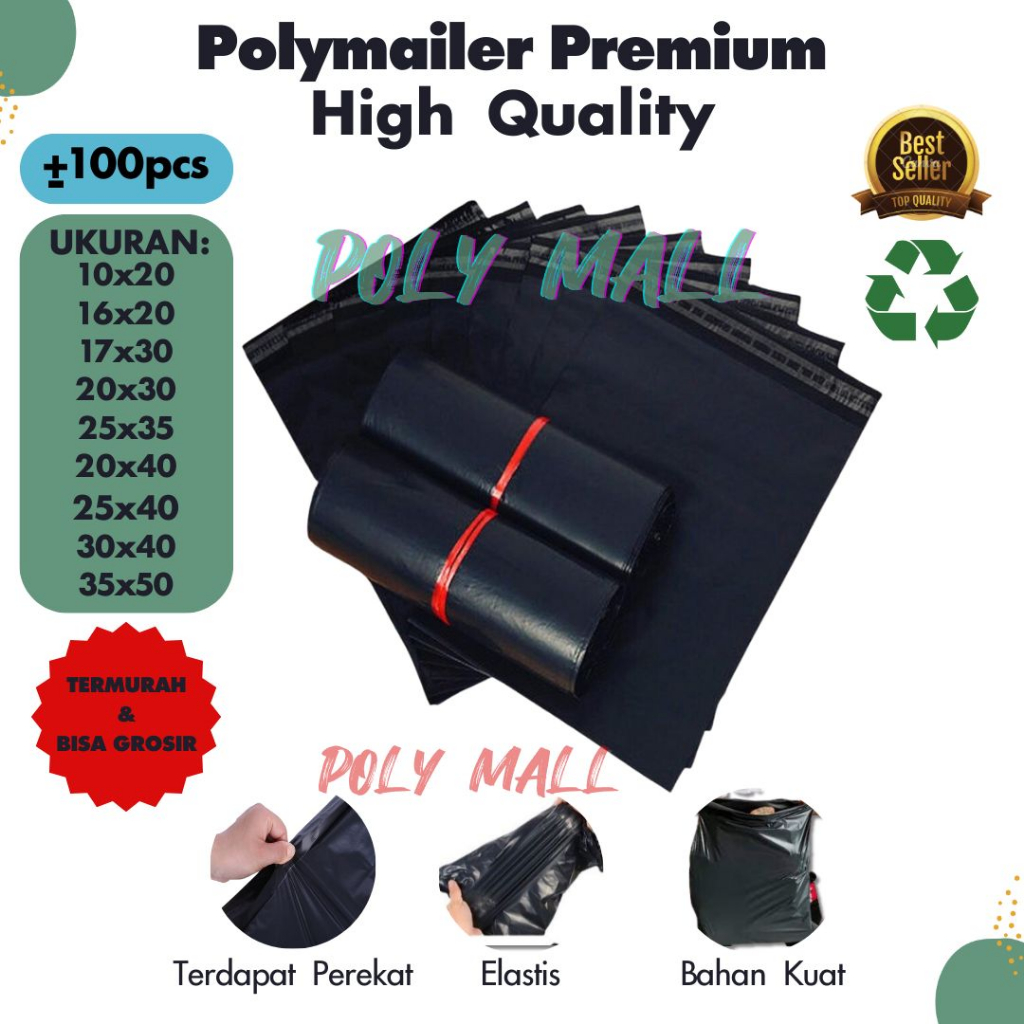 Jual Plastik Polymailer Packingan Online Shop High Quality Amplop Plastik Polymailer Olshop Isi 3445