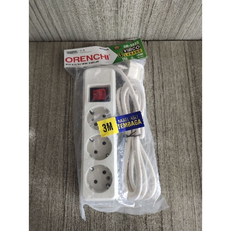Jual KABEL OLOR ORENCHI 3 LUBANG 3 METER/5METER | Shopee Indonesia