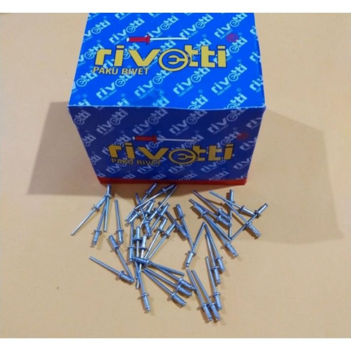 Jual Paku Rivet 1 Box isi 1000 Pcs Paku Ripet Paku Keling Blind Rivet 3 ...