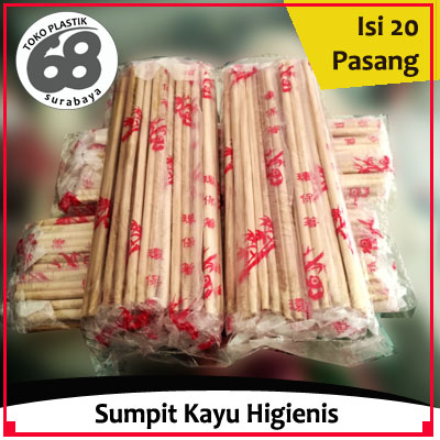 Sumpit Kayu isi 20 pasang Steril