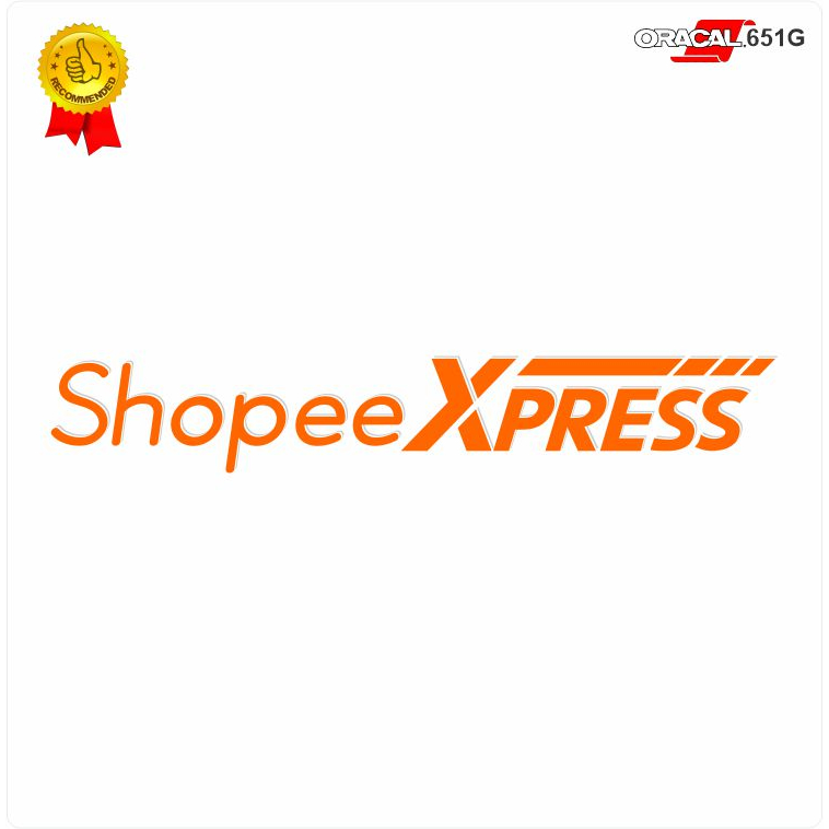 Jual Shopee Express Cutting Stiker Ukuran Besar Jasa Kirim Stiker Sign