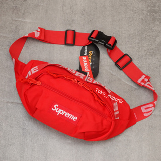 Jual Supreme Field Waist Bag Red/Olive Gonz/Black SS23 - Kab. Tangerang -  Charcoal