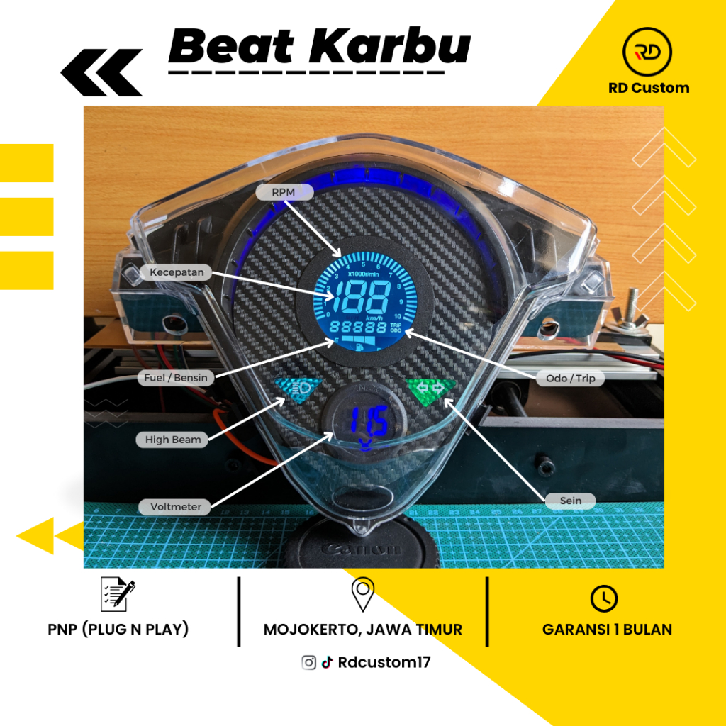 Jual Speedometer Digital Honda Beat Karbu Shopee Indonesia