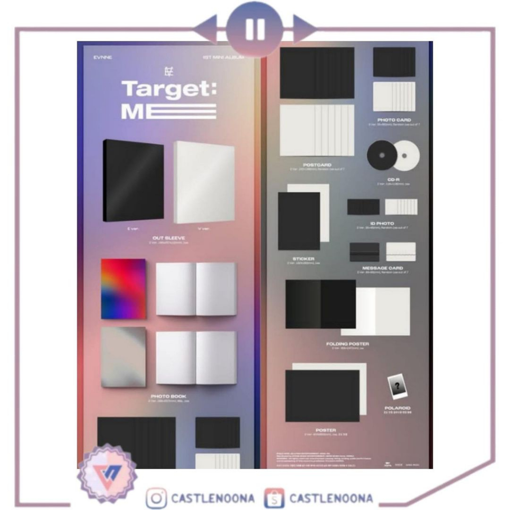 Jual [OPEN PO] EVNNE - 1st Mini Album [Target: ME] | Shopee Indonesia