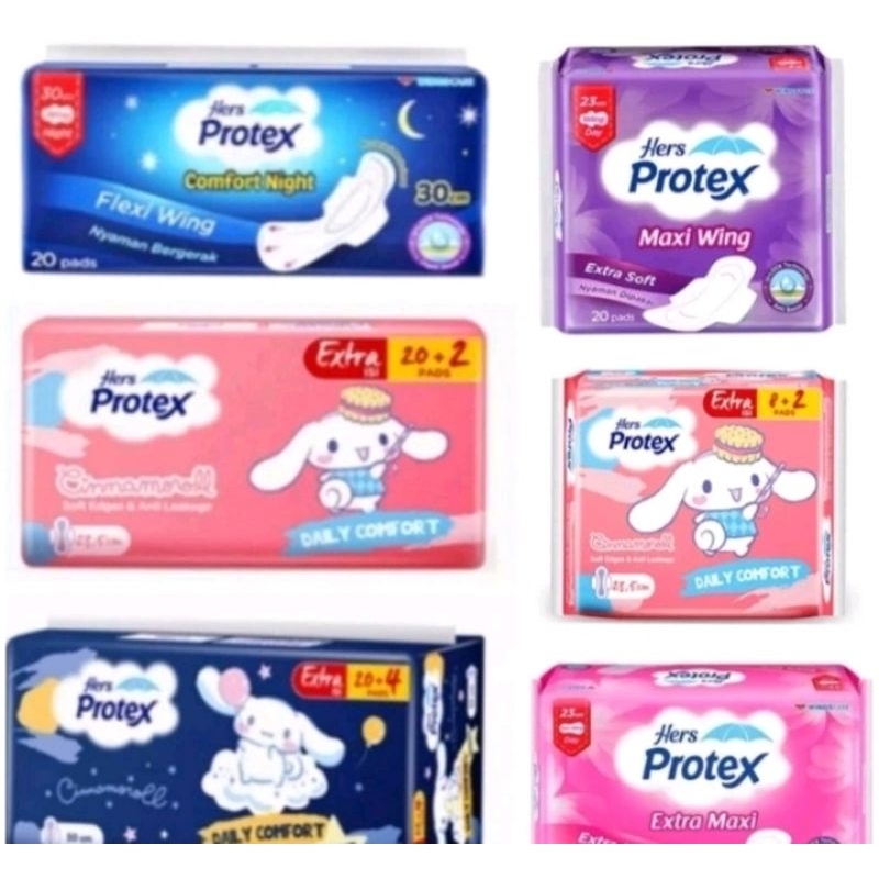 Jual Hers Protex Comfort Daily Night Wing Shopee Indonesia