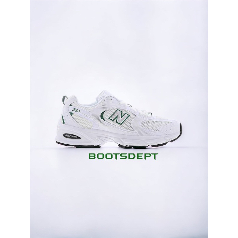 Jual New Balance 530 White Green (100% Authentic) | Shopee Indonesia