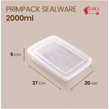 Jual SEALWARE PRIMPACK 2000 ML TEMPAT PENYIMPANAN MAKANAN PLASTIK ...