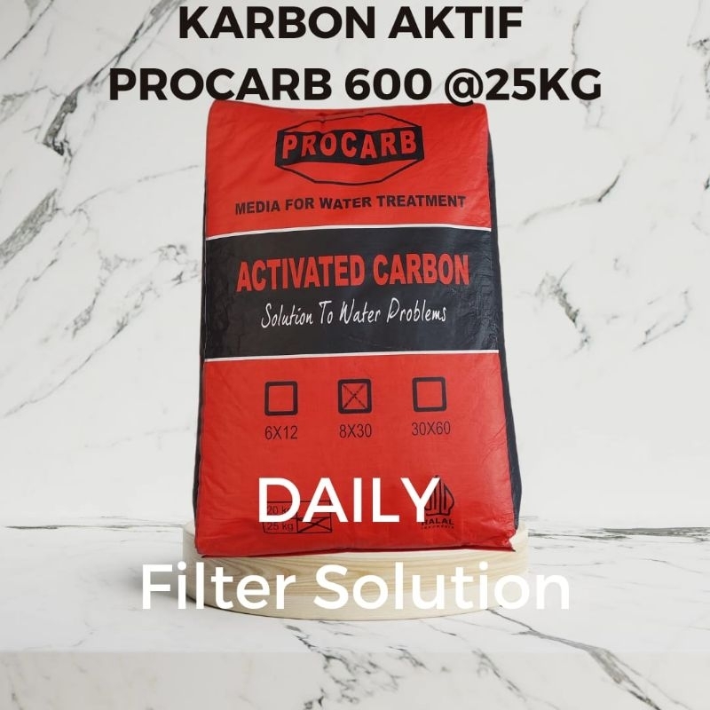 Jual Activated Carbon Karbon Aktif Procarb 600 Khusus Gojekgrab