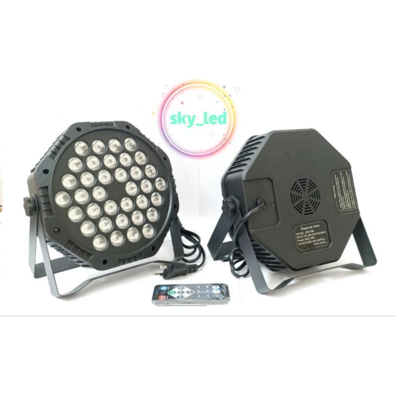 Jual Lampu Sorot Panggung Disco Led Ada Sensor Suara Lampu Panggung Rgb W Par Light Ada