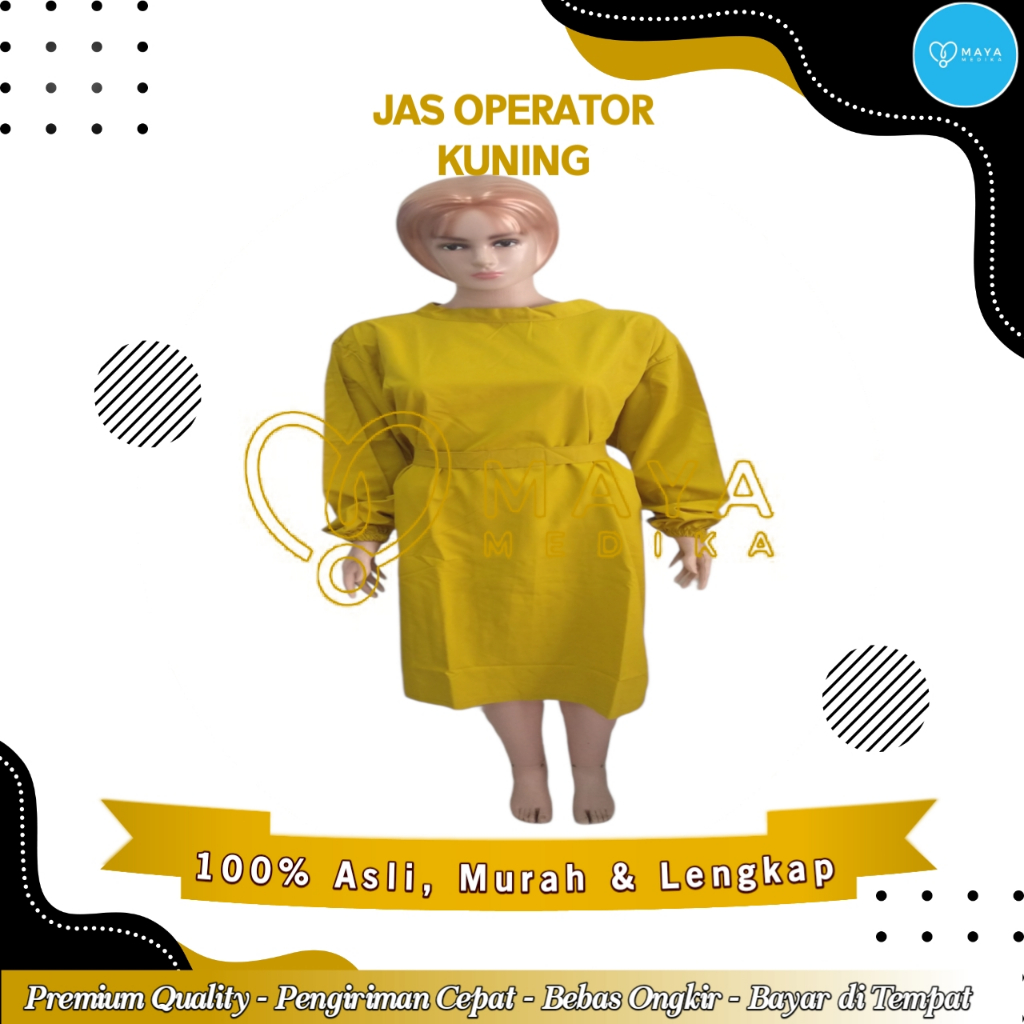 Jual Jas Operator Kuning | Shopee Indonesia