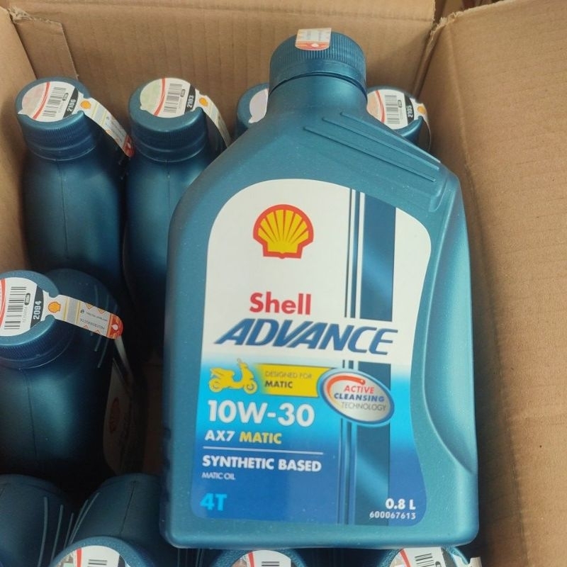 Jual oli shell advance matic ax7 0,8 liter 12 botol (dus) | Shopee ...