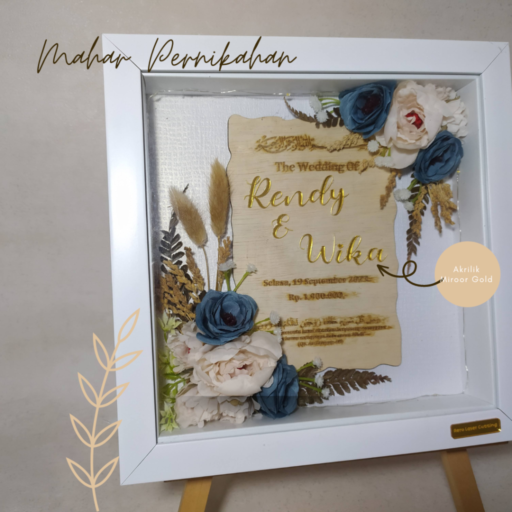 Jual [SUPER SALE NEW PRODUK LANGSUNG JADI] Mahar Pernikahan | Bingkai ...