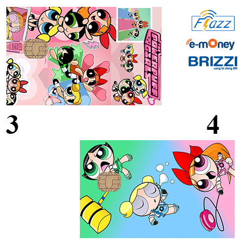 Jual CUSTOM KARTU FLAZZ BCA GENERASI 2 ATAU EMONEY/SALDO 0 - POWER PUFF ...