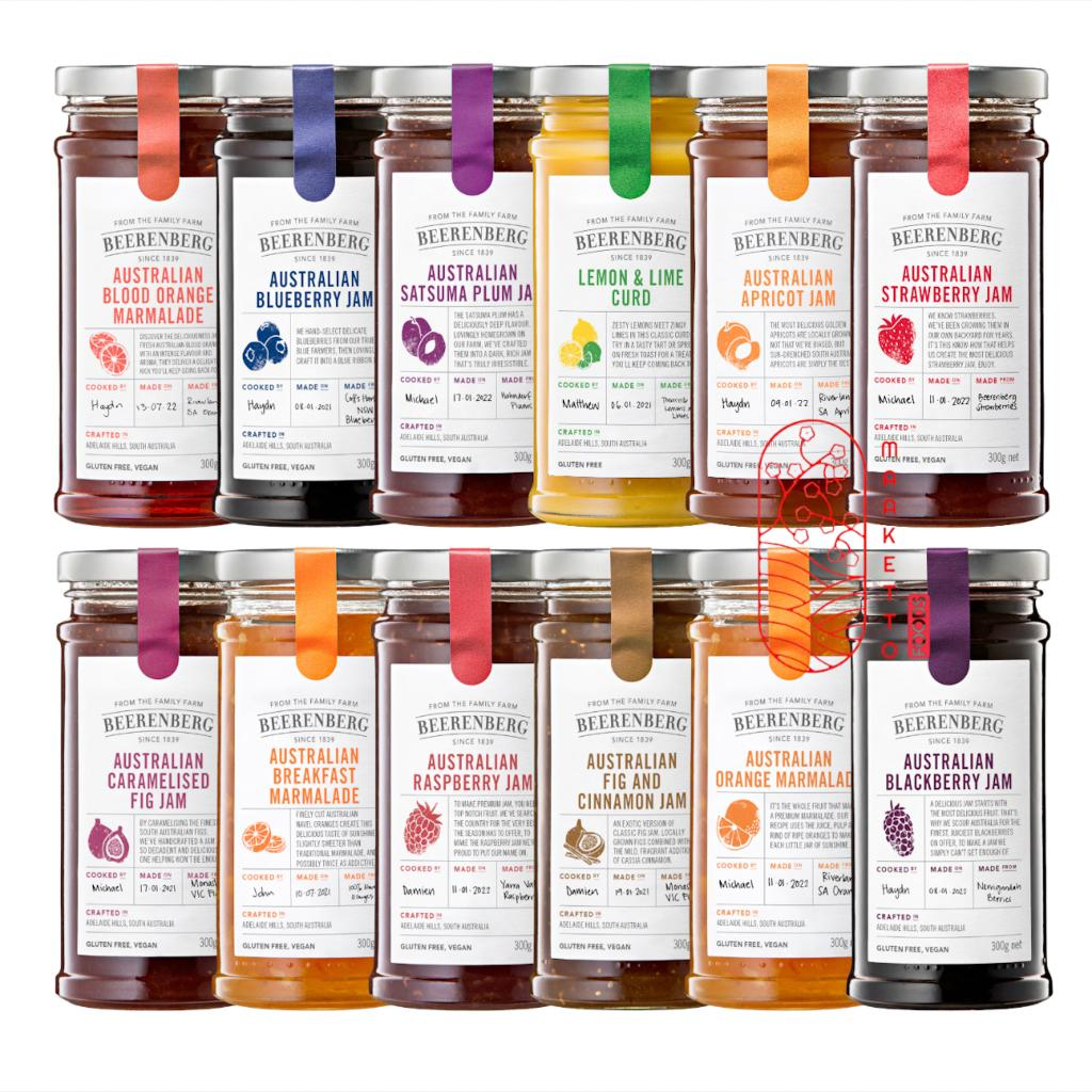 Jual Beerenberg Strawberry Orange Blackberry Blueberry Raspberry Jam ...