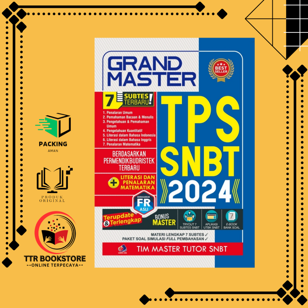 Jual Buku SNBT 2024 - Grand Master TPS SNBT 2024 | Shopee Indonesia