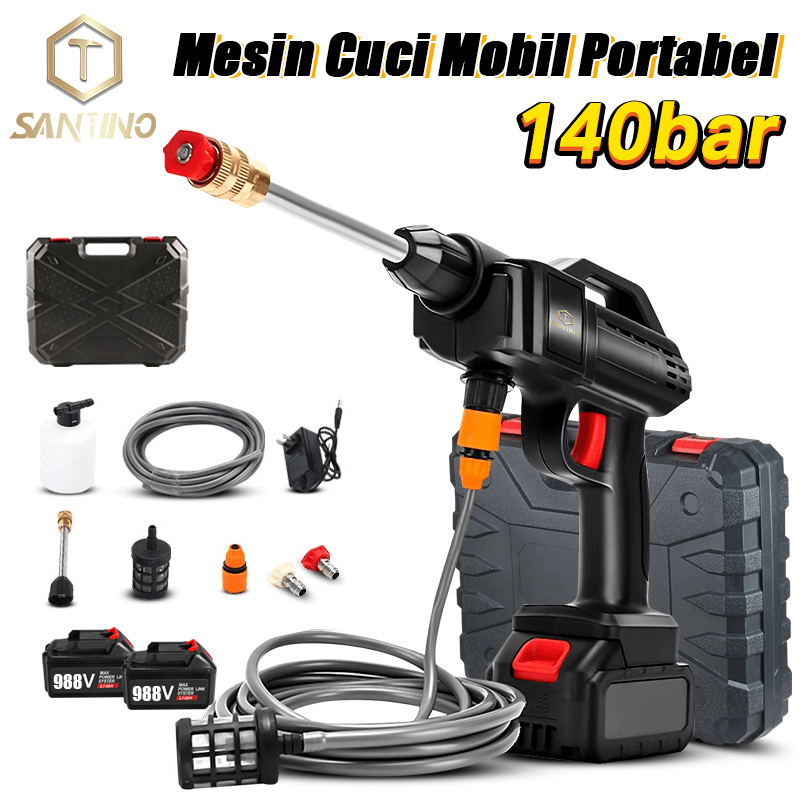 Jual Cordless Jet Cleaner Bar Tekanan Tinggi Alat Cuci Motor Mobil