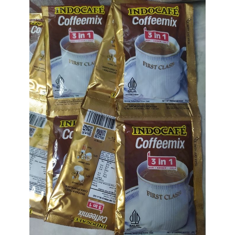 Jual INDOCAFE COFEMIX SACHET RENTENG ISI 10 / INDOCAFE COFEMIX SACHET ...