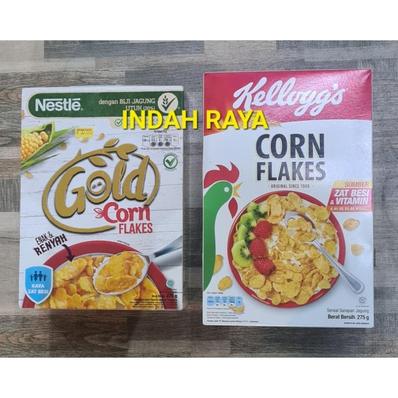 Jual CORN FLAKES GOLD NESTLE | CORN FLAKES KELLOGGS 275g | Shopee Indonesia