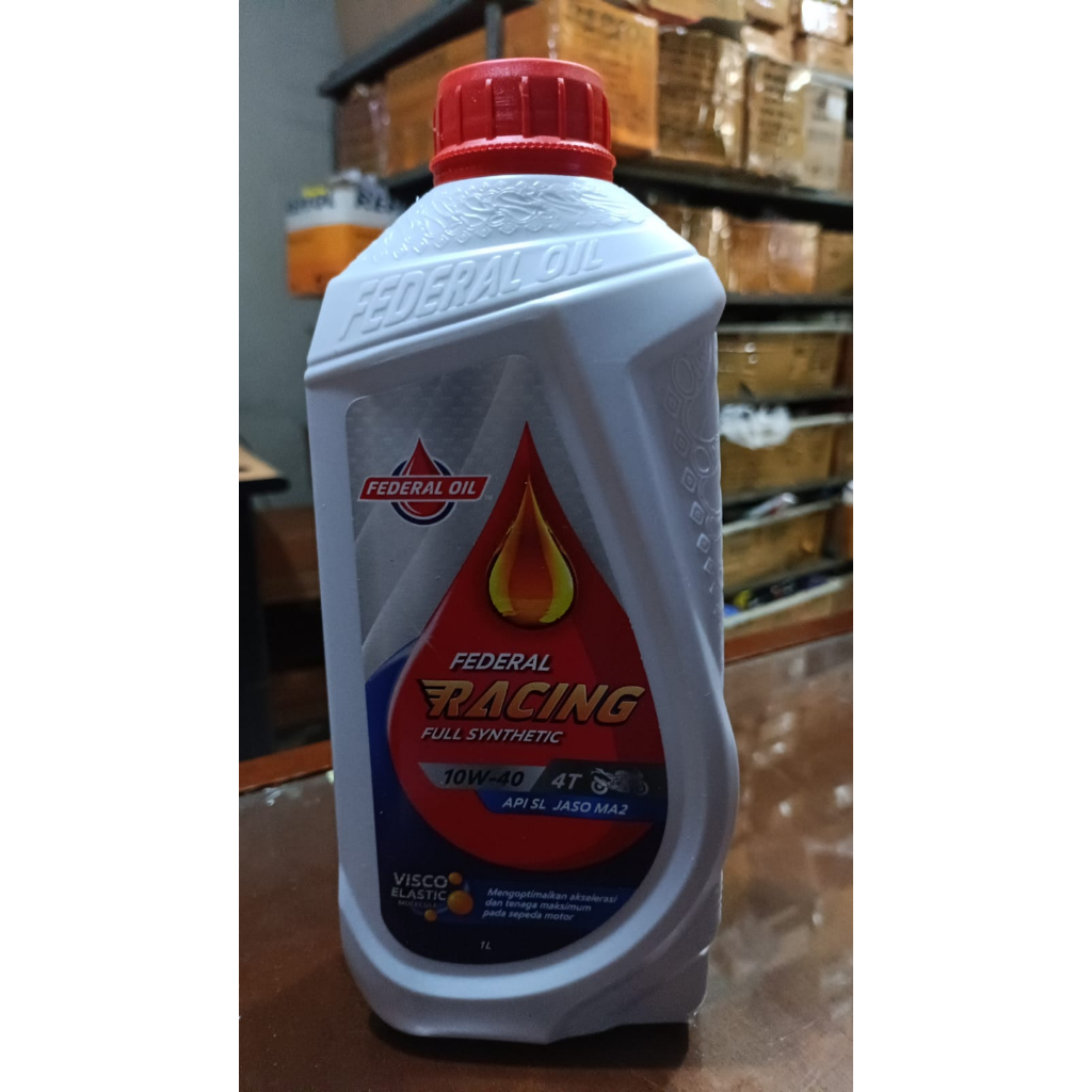 Jual OLI FEDERAL RACING 1L 10W-40 4T | Shopee Indonesia