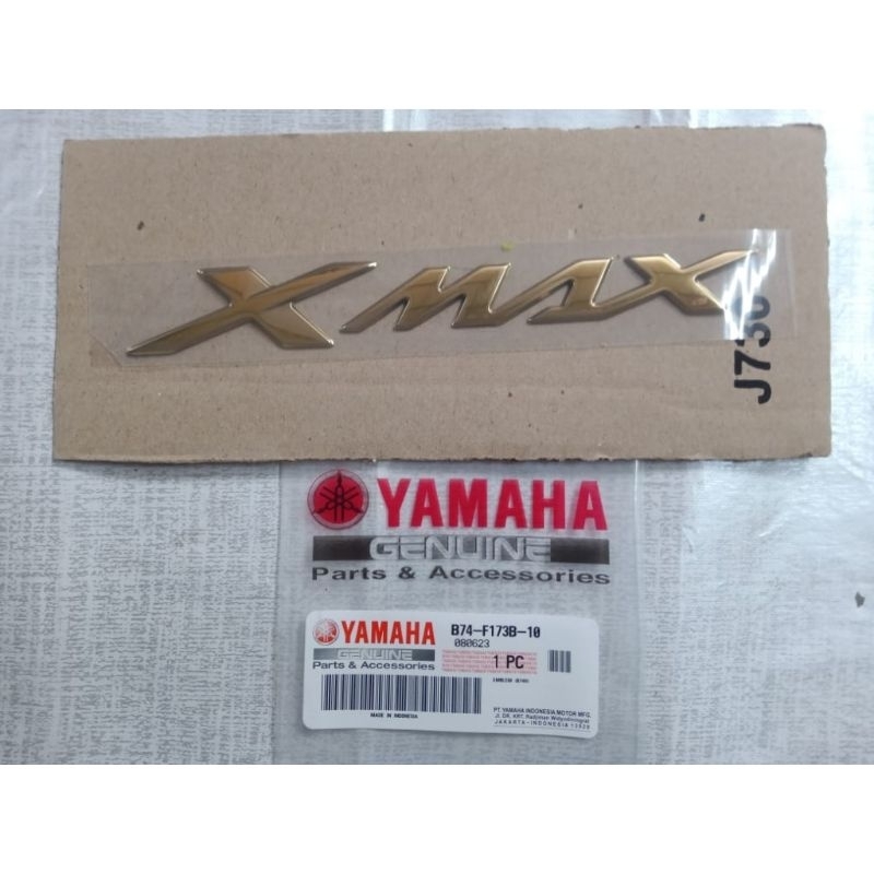 Jual Emblem Stiker Logo Body Xmax Timbul Glod Original Yamaha B F B