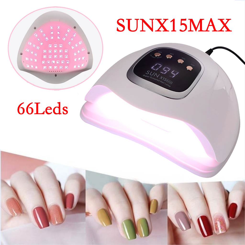 Jual Nail Dryer UV LED 280W 66 Leds SUN X15 Max Nail Lamp Alat