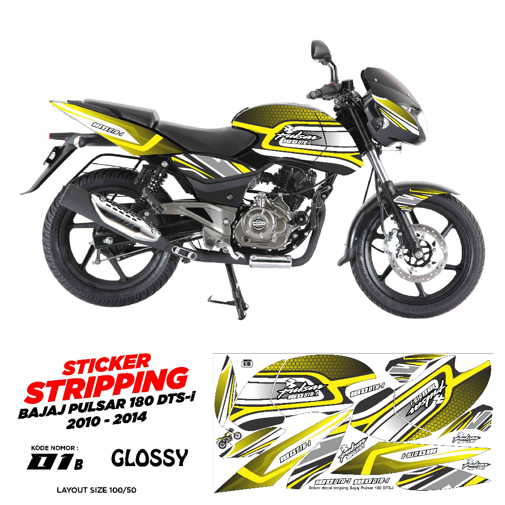 Pulsar 150 Radium Stickers Jual Striping Bajaj Pulsar 180 Variasi