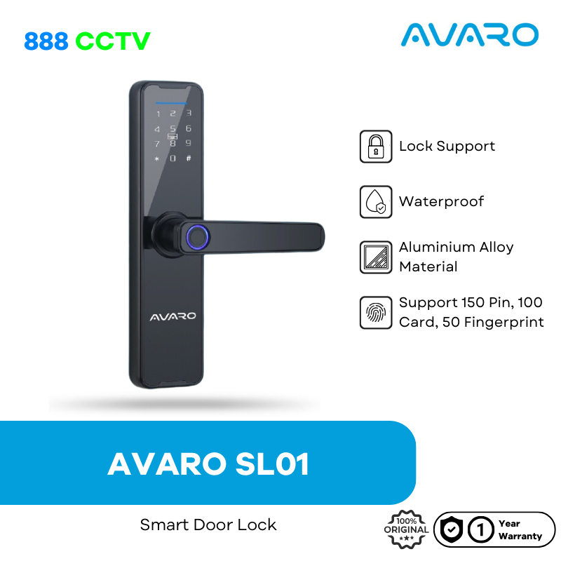 Jual Avaro Sl Smart Door Lock Shopee Indonesia