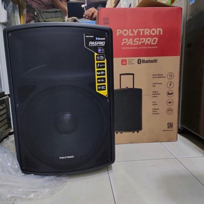 Jual Speaker Aktif Polytron Pas Pro 15f3 15 Inch Radio Fm Paspro 15f5