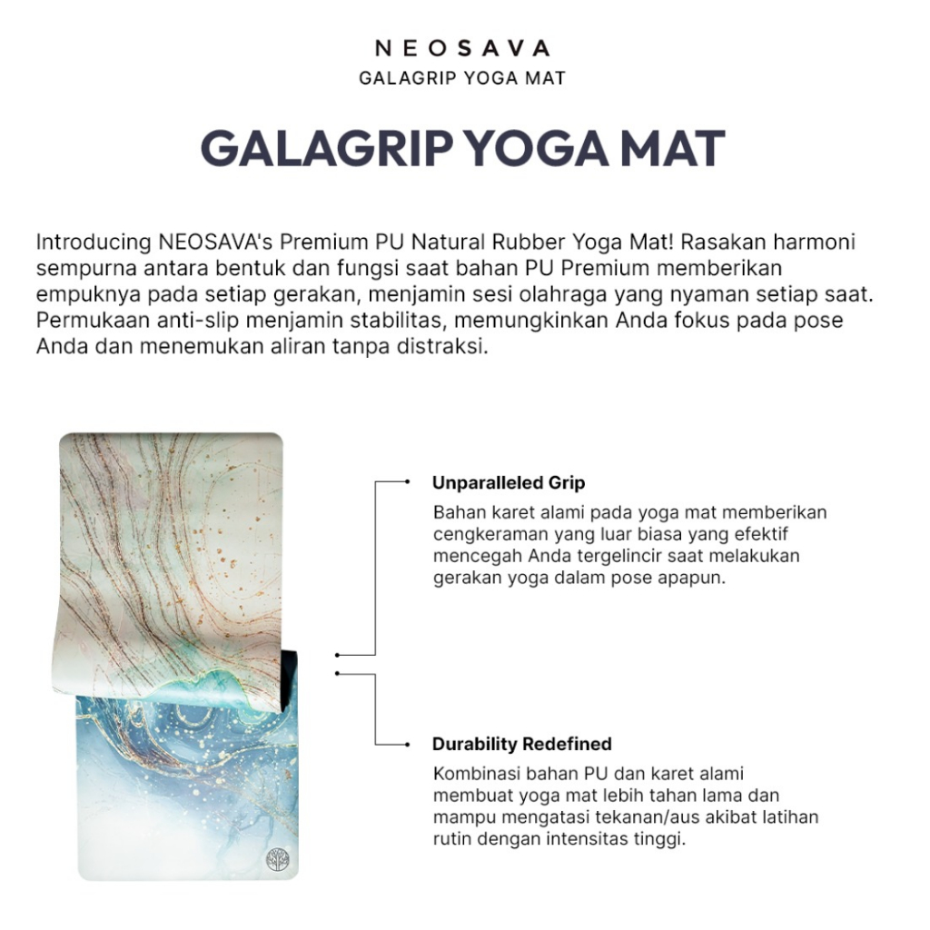 SUKALA】TRAVEL YOGA MAT トラベルヨガマット（LAVAオンライン