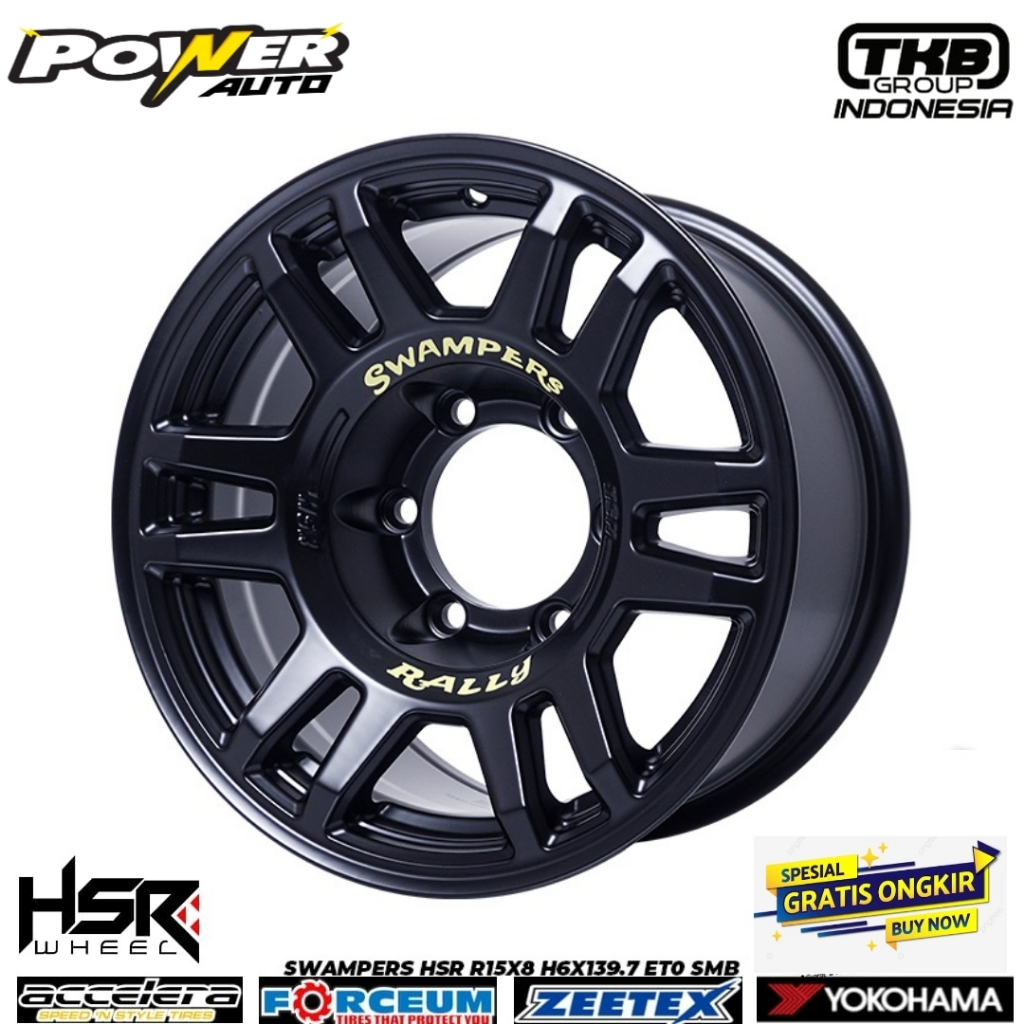 Jual Pelag R Hsr Original Swampers Hitam Lebar Untuk Mobil Hilux