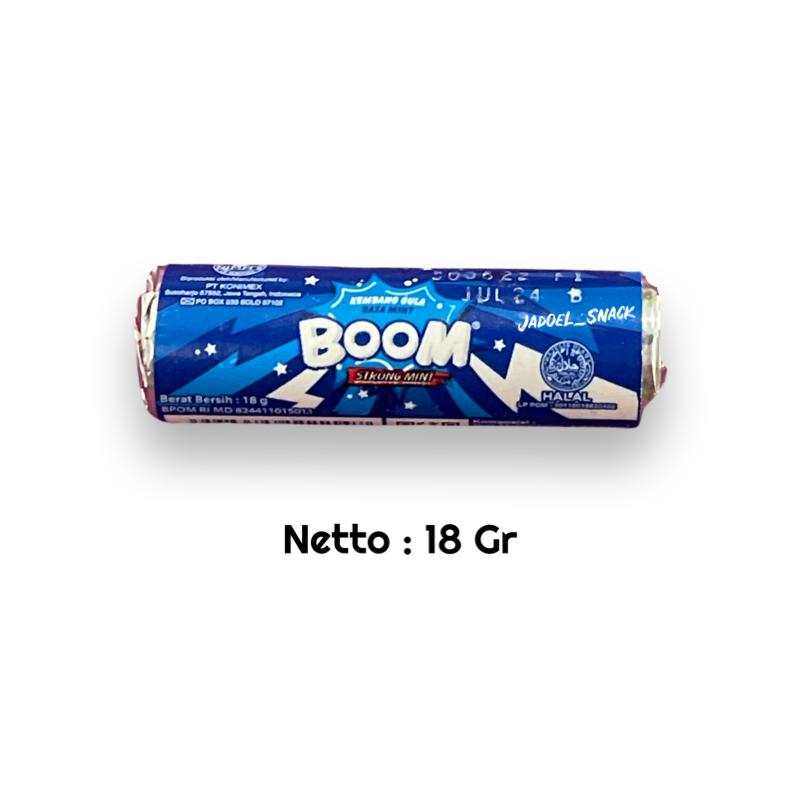 Jual Permen Boom Roll 18 Gr Rasa Mint | Strong Mint Penyegar Nafas by ...
