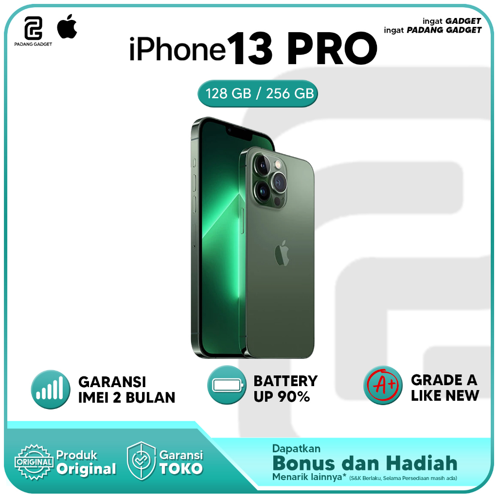 Jual Apple Iphone 13 Pro [128GB | 256GB | 256GB] Second Original ...